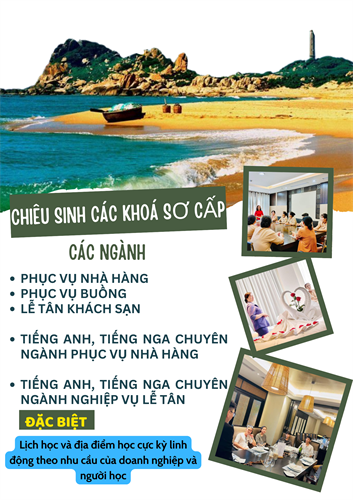 CHIÊU SINH THƯỜNG XUYÊN CÁC LỚP SƠ CẤP VỀ DU LỊCH